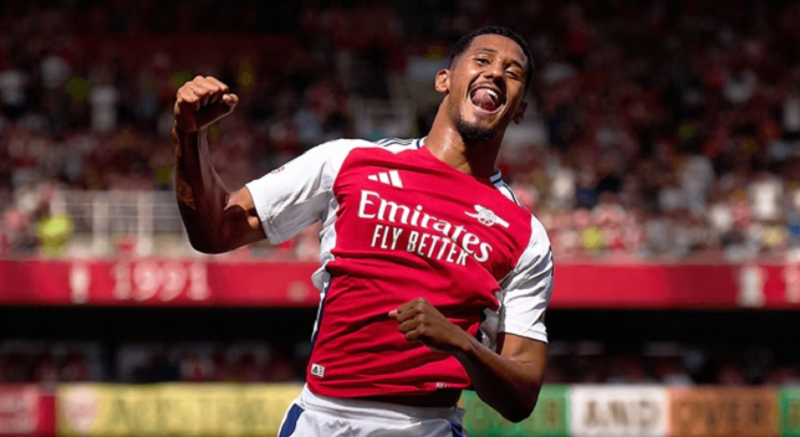 Saliba – Gabriel: Bức tường thép đưa Arsenal vươn tầm đỉnh cao